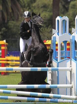 The Korean Juhye Choi competes in the mixed relay equestrian jump event held in the framework of the Modern pentathlon moderner Fünfkampf World Championship WM Weltmeisterschaft in Mexico City, Mexico, 09 September 2018. Modern Pentathlon World Championship !ACHTUNG: NUR REDAKTIONELLE NUTZUNG!  Copyright: xMarioxGuzmanx MEX01 20180910-636721482466212318