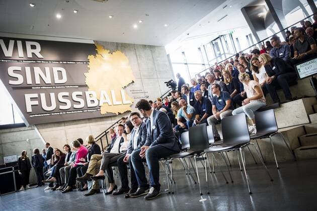 GER, Saisoneröffnung Allianz Frauen-Bundesliga 10.09.2018, Deutsches Fußballmuseum, Dortmund, GER, Saisoneröffnung Allianz Frauen-Bundesliga, DFL REGULATIONS PROHIBIT ANY USE OF PHOTOGRAPHS AS IMAGE SEQUENCES AND OR QUASI-VIDEO im Bild picture shows: das Dortmunder Fußballmuseum richtet die Saisoneröffnung der Allianz Frauenbundesliga aus, *** GER Season Opening Allianz Women Bundesliga 10 09 2018 Deutsches Fußballmuseum Dortmund GER Season Opening Allianz Women Bundesliga DFL REGULATIONS PROHIBIT ANY USE OF PHOTOGRAPH AS IMAGE SEQUENCES AND OR QUASI VIDEO picture picture shows the Dortmund football championship organizes the season opening of the Allianz Frauenbundesliga nordphotox xRauch nph00251