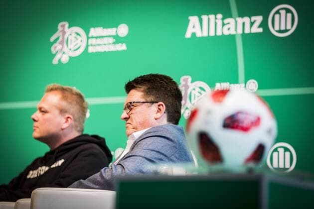 GER, Saisoneröffnung Allianz Frauen-Bundesliga 10.09.2018, Deutsches Fußballmuseum, Dortmund, GER, Saisoneröffnung Allianz Frauen-Bundesliga, DFL REGULATIONS PROHIBIT ANY USE OF PHOTOGRAPHS AS IMAGE SEQUENCES AND OR QUASI-VIDEO im Bild picture shows: Hubertus Hess-Grundwald (Praesident SV Werder Bremen), *** GER Season Opening Allianz Women Bundesliga 10 09 2018 German Football Museum Dortmund GER Season Opening Allianz Women Bundesliga DFL REGULATIONS PROHIBIT ANY USE OF PHOTOGRAPH AS IMAGE SEQUENCES AND OR QUASI VIDEO Pictured picture shows Hubertus Hess Grundwald President SV Werder Bremen nordphotox xRauch nph00251