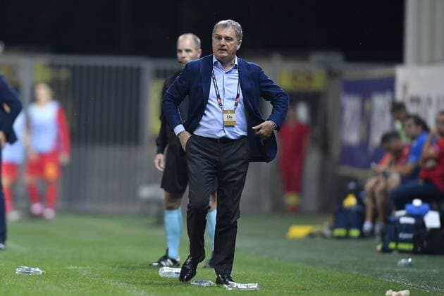 September 7, 2018 - Ploiesti, Romania - Montenegro s coach Ljubisa Tumbakovic during UEFA Nations League 2019 Final Tournament match between Romania and Montenegro on 07 September 2018 at Ilie Oana Stadium in Ploiesti, Romania. Romania v Montenegro - UEFA Nations League  - ZUMAn230 20180907_zaa_n230_1337 Copyright: xAlexxNicodimx