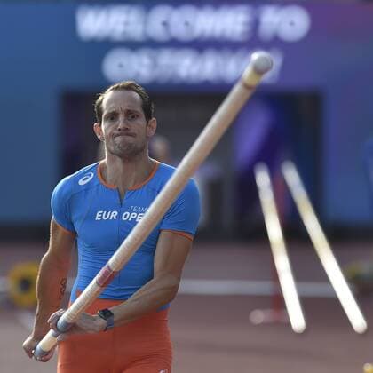 Pole Vaulter Renaud Lavillenie (Team Europe; France) competes during the IAAF Continental Cup Ostrava 2018, in Ostrava, Czech Republic, on Sunday, September 9, 2018. (CTKxPhoto JaroslavxOzana) CTKPhotoP201809090549201  JAO 24