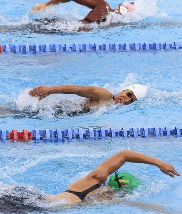 Mexican swimmer Mayan Oliver competes in the individual female swimming event in the framework of the Modern pentathlon moderner Fünfkampf World Championship WM Weltmeisterschaft in Mexico City, Mexico, 10 September 2018. Modern Pentathlon World Championship !ACHTUNG: NUR REDAKTIONELLE NUTZUNG!  Copyright: xMARIOxGUZMANx MEX01 20180910-636722018508478265