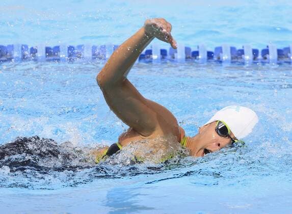 Guatemalan swimmer Sofia Cabrera competes in the women s singles swimming event during the Modern pentathlon moderner Fünfkampf World Championships, in Mexico City, Mexico, 10 September 2018. Modern Pentathlon World Championships in Mexico !ACHTUNG: NUR REDAKTIONELLE NUTZUNG!  Copyright: xMarioxGuzmanx MEX15 20180910-636722120673606061