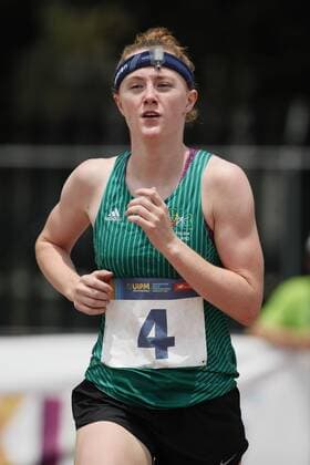 Irish athlete Sive Brassil competes in the women s pistol shooting and cross country event during the Modern pentathlon moderner Fünfkampf World Championships, in Mexico City, Mexico, 10 September 2018. Modern Pentathlon World Championships in Mexico !ACHTUNG: NUR REDAKTIONELLE NUTZUNG!  Copyright: xJosexMendezx MEX20 20180910-636722151034661501