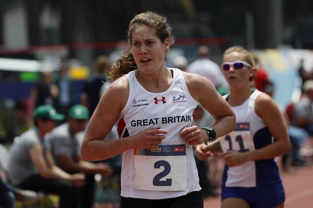 British athlete Kate French competes in the women s pistol shooting and cross country event during the Modern pentathlon moderner Fünfkampf World Championships, in Mexico City, Mexico, 10 September 2018. Modern Pentathlon World Championships in Mexico !ACHTUNG: NUR REDAKTIONELLE NUTZUNG!  Copyright: xJosexMendezx MEX23 20180910-636722151716058029