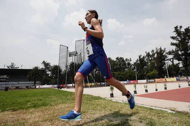 Russian athlete Ekaterina Khuraskina competes in the women s pistol shooting and cross country event during the Modern pentathlon moderner Fünfkampf World Championships, in Mexico City, Mexico, 10 September 2018. Modern Pentathlon World Championships in Mexico !ACHTUNG: NUR REDAKTIONELLE NUTZUNG!  Copyright: xJosexMendezx MEX27 20180910-636722156240567860