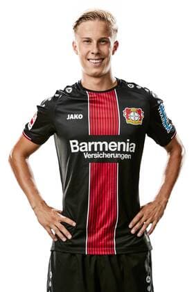 Football GER 1 BL Portrait date 2018 2019 Bayer Leverkusen Sam Schreck