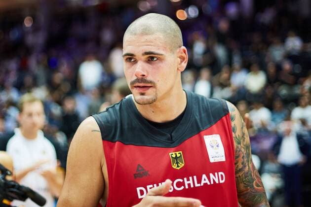 Basketball Hamburg 08 09 2018 VTG Supercup Germany GER Italy ITA Maik Zirbes Germany No 33