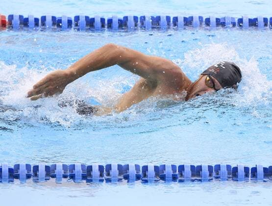 Yavor Peshleevski from Bulgaria competes in the men s singles swimming event during the Modern Penthatlon World Championships, in Mexico City, Mexico, 11 September 2018. Modern Penthatlon World Championships in Mexico !ACHTUNG: NUR REDAKTIONELLE NUTZUNG!  Copyright: xMarioxGuzmanx MEX03 20180911-636722984313943015