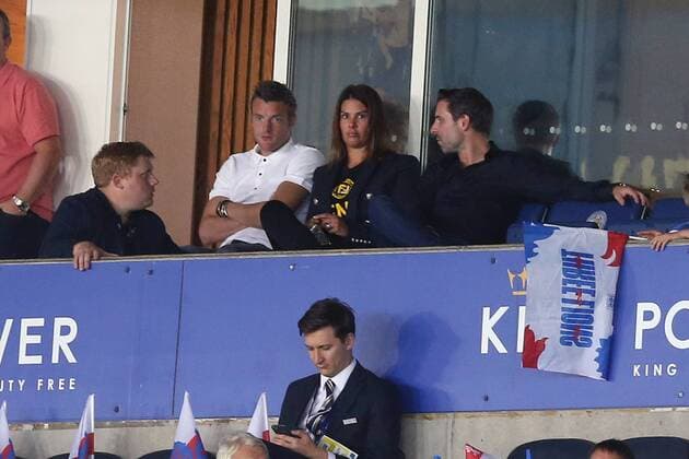Fu?ball, Testspiel, England - Schweiz England v Switzerland International Friendly L?nderspiel Jamie and Rebekah Vardy in the stands during the International Friendly match at the King Power Stadium, Leicester Content Not Available For UK Newspapers Copyright: xPaulxChestertonx FIL-12259-0041