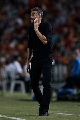 September 11, 2018 - Alicante, Alicante, Spain - Luis Enrique head coach of Spain reacts at the dugout during the UEFA Nations League A group four match between Spain and Croatia at Martinez Valero on September 11, 2018 in Elche, Spain Spain v Croatia - UEFA Nations League A  - ZUMAn230 20180911_zaa_n230_032 Copyright: xDavidxAliagax