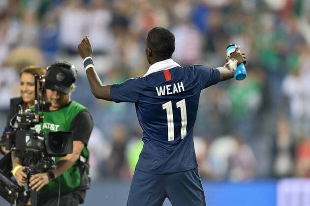 September 11, 2018 - Nashville, Tennessee, United States - Nashville, TN - Tuesday September 11, 2018: The men s national teams of the United States (USA) and Mexico (MEX) played an International Friendly Länderspiel at Nissan Stadium. Tim Weah - ZUMAt139 20180911_zaa_t139_158 Copyright: xJohnxToddx