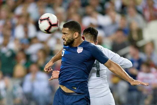 September 11, 2018 - Nashville, Tennessee, United States - Nashville, TN - Tuesday September 11, 2018: The men s national teams of the United States (USA) and Mexico (MEX) played an International Friendly Länderspiel at Nissan Stadium. Cameron Carter-Vickers - ZUMAt139 20180911_zaa_t139_117 Copyright: xJohnxToddx