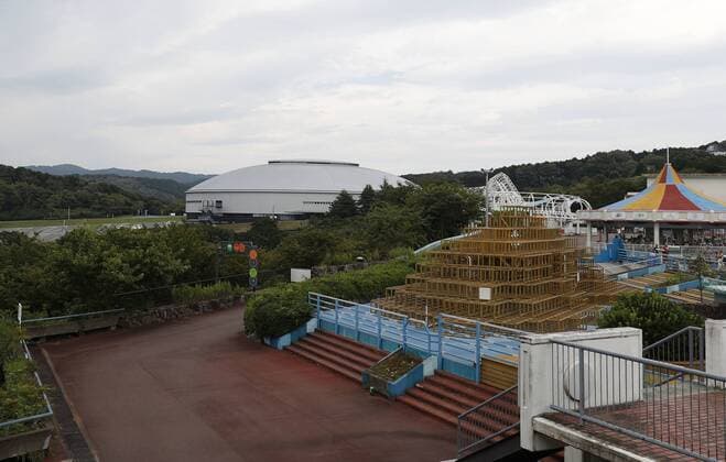 2020 Tokyo Olympics venue Photo taken Sept. 6, 2018, shows Izu Velodrome, a 2020 Summer Olympics and Paralympics venue for cycling in Izu, Shizuoka Prefecture. 