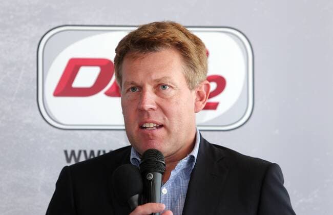 BAU 12 09 2018 Bietigheim Ice Hockey DEL2 Press Conference Gernot Tripcke Managing Director German Ice Hockey League