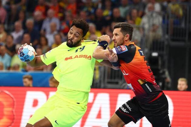 Lassa EHF Champions League 12 09 2018 Photo Eibner Rhein Neckar Loewen vs FC Barcelona Lassa EHF Champions League 12 09 2018 Mannheim Copyright: xEIBNER AlexanderxNeisx EP_ANS