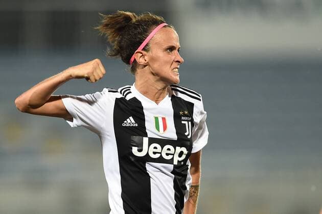Sport Bilder des Tages Db Novara 12 09 2018 - Champions League Femminile Juventus-Brondby foto Daniele Buffa Image nella foto: esultanza gol Barbara Bonansea 