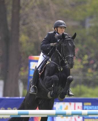 Belorussian Anastasiya Propenko participates in the women s individual equestrian jump final during the Modern pentathlon moderner Fünfkampf World Championships, in Mexico City, Mexico, 12 September 2018. Modern Pentathlon World Championships in Mexico City !ACHTUNG: NUR REDAKTIONELLE NUTZUNG!  Copyright: xMarioxGuzmanx MEX38 20180913-636723985780695688