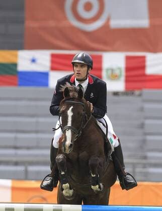 French Valentin Paredes particpates in the individual men s equestrian jump final during the World Modern pentathlon moderner Fünfkampf Championships, in Mexico City, Mexico, 13 September 2018. World Modern Pentathlon Championships in Mexico !ACHTUNG: NUR REDAKTIONELLE NUTZUNG!  Copyright: xMarioxGuzmanx MEX28 20180913-636724787865597316