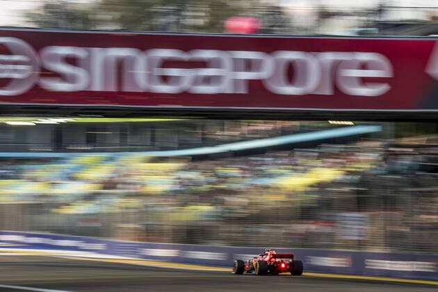 Motorsports: FIA Formula One World Championship WM Weltmeisterschaft 2018, Grand Prix of Singapore, 7 Kimi Raikkonen (FIN, Scuderia Ferrari), Singapore Singapore