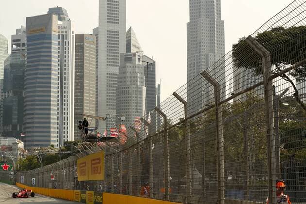 Motorsports: FIA Formula One World Championship WM Weltmeisterschaft 2018, Grand Prix of Singapore, 5 Sebastian Vettel (GER, Scuderia Ferrari), Singapore Singapore