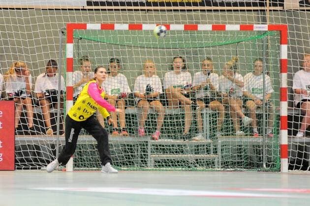Isabel Roch TusSies Metzingen 26 in goal TusSies Metzingen Women EHF Cup Round 1 14 09 2018 Photo TBaur Eibner TusSies Metzingen vs. HZRK Grude Metzingen Copyright: xEIBNER TobiasxBaurx EP_TBR