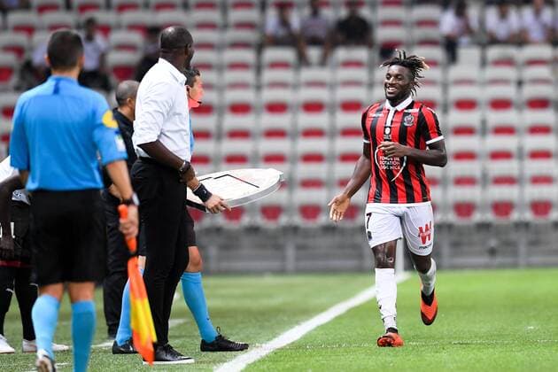 07 ALLAN SAINT MAXIMIN (NICE) - JOIE FOOTBALL : Nice vs Rennes - Ligue 1 Conforama - 14 09 2018 FEP Panoramic 