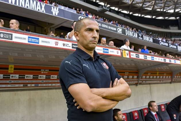 Sabri Lamouchi (Entraineur du Stade Rennais) FOOTBALL : OGC Nice vs Stade Rennais - Ligue 1 Conforama - Nice - 14 09 2018 NorbertScanella PanoramiC 