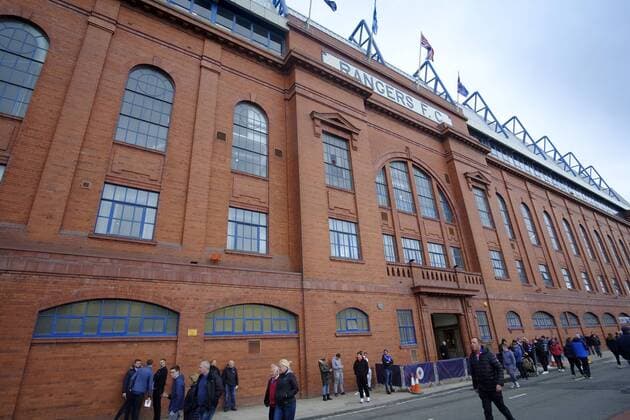 15th September 2018, Ibrox Stadium, Glasgow, Scotland; Ladbrokes Premiership football, Rangers versus Dundee; General view of Ibrox Stadium, home of Rangers  ActionPlus12062445 DavidxYoung