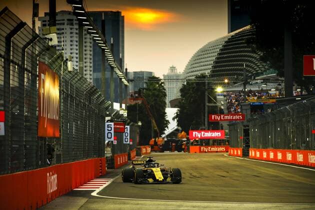 Motorsports: FIA Formula One World Championship WM Weltmeisterschaft 2018, Grand Prix of Singapore, 27 Nico Hulkenberg (GER, Renault Formula One Team), Singapore Singapore