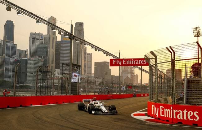 Motorsports: FIA Formula One World Championship WM Weltmeisterschaft 2018, Grand Prix of Singapore, 16 Charles Leclerc (MCO, Alfa Romeo Sauber F1 Team), Singapore Singapore