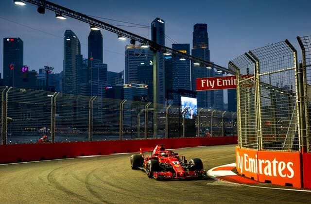 Motorsports: FIA Formula One World Championship WM Weltmeisterschaft 2018, Grand Prix of Singapore, 5 Sebastian Vettel (GER, Scuderia Ferrari), Singapore Singapore