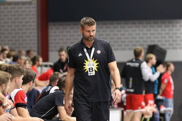 Aaron Ziercke Coach TuS N Luebbecke TuS N Luebbecke vs TUSEM Essen Handball 2 Bundesliga 15 09 2018 TuS N Luebbecke vs TUSEM Essen Handball 2 Bundesliga 15 09 2018 Luebbecke Copyright: xEIBNER JanxStrohdiekx EP_JSK