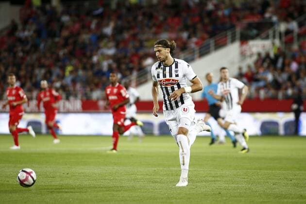 Fußball, FCO Dijon - SCO Angers 04 MATEO PAVLOVIC (SCO) FOOTBALL : Dijon vs Angers - Ligue 1 Conforama - 15 09 2018 FEP Panoramic 