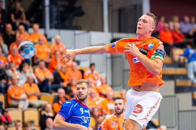 180915 Kristianstad Philip Henningsson during the Champions League match between Kristianstad and Meshkov Brest on September 15, 2018 in Kristianstad  Copyright: AvdoxBilkanovic BB180915AB045