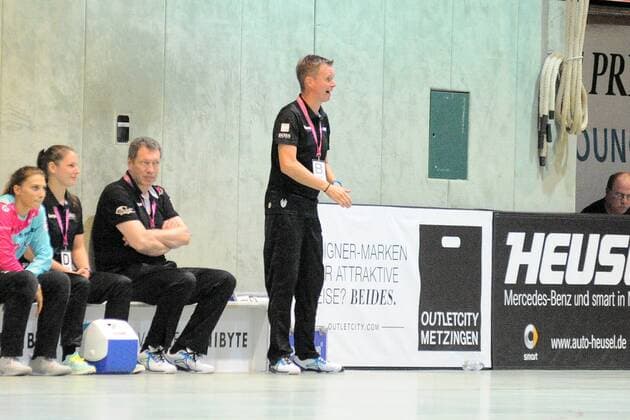 Andre Fuhr TusSies Metzingen Manager TusSies Metzingen Women EHF Cup Round 1 15 09 2018 Photo TBaur Eibner TusSies Metzingen vs. HZRK Grude Metzingen Copyright: xEIBNER TobiasxBaurx EP_TBR
