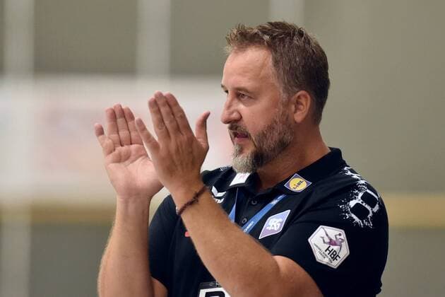 Pascal Morgant Coach Neckarsulmer Sport Union Handball 1 Bundesliga Women HSG Bad Wildungen Vipers vs Neckarsulmer Sport Union 15 09 2018 Handball 1 Bundesliga Women HSG Bad Wildungen Vipers vs Neckarsulmer Sport Union 15 09 2018 Bad Wildungen Copyright: xEIBNER RolandxSippelx EP_RSL