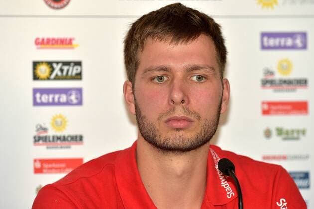 15 09 2018 pmk NA150157 Handball Men 2 Bundesliga Season 2018 2019 TUSEM Essen Press Conference Jaron SIEWERT Coach Essen