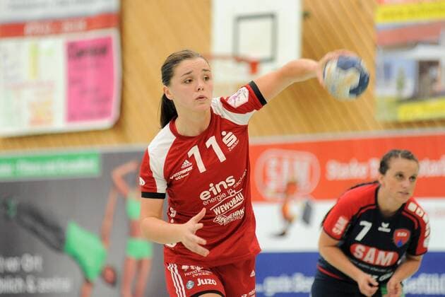 Katarina Pavloic BSV Sachsen Zwickau 11 SG H2Ku Herrenberg Handball League Stage 16 08 2018 Photo TBaur Eibner SG H2Ku Herrenberg Kuties VS BSV Sachsen Zwickau Herrenberg Copyright: xToBaurx EibnerxPressefotox EP_TB