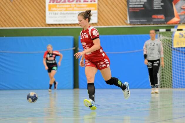 Jenny Choinowski BSV Sachsen Zwickau 27 SG H2Ku Herrenberg Handball League Stage 16 08 2018 Photo TBaur Eibner SG H2Ku Herrenberg Kuties VS BSV Sachsen Zwickau Herrenberg Copyright: xToBaurx EibnerxPressefotox EP_TB