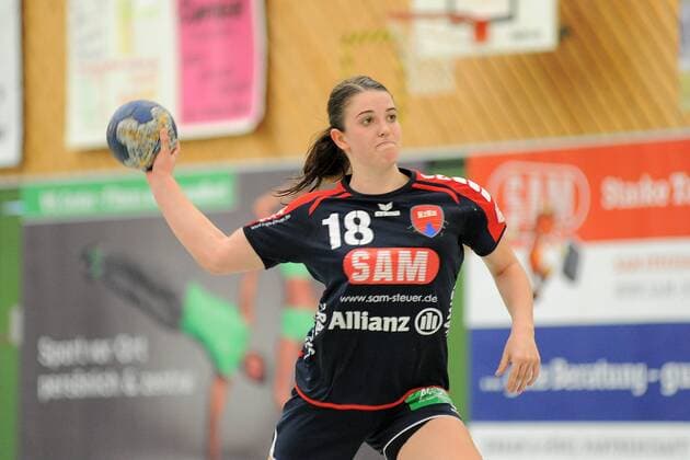Lea Neubrander SG H2Ku Herrenberg Kuties 18 SG H2Ku Herrenberg Handball League Stage 16 08 2018 Photo TBaur Eibner SG H2Ku Herrenberg Kuties VS BSV Sachsen Zwickau Herrenberg Copyright: xToBaurx EibnerxPressefotox EP_TB