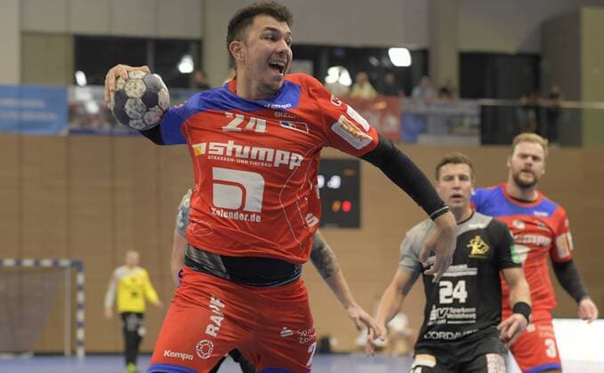 16 09 2018 Handball 2 Bundesliga HC Elbflorenz Dresden HBW Balingen Weilstetten Balingens Diogo Oliveira c