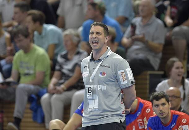 16 09 2018 Handball 2 Bundesliga HC Elbflorenz Dresden HBW Balingen Weilstetten Balingen coach Jens Bürkle c