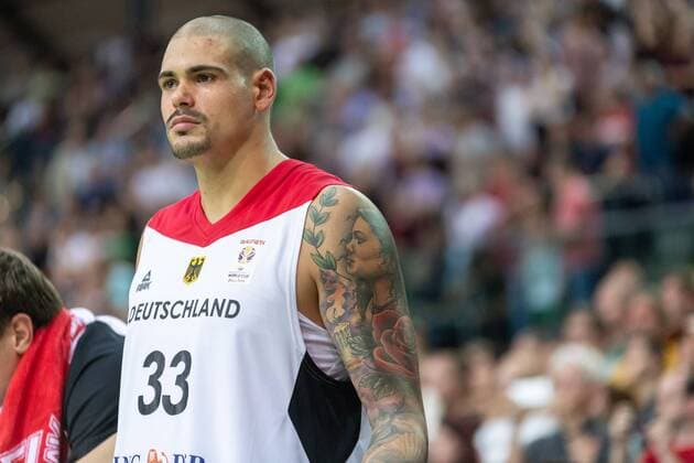 Maik Zirbes GER 33 Portrait single image Basketball Men World Cup Qualifiers Europe Germany Israel xprx