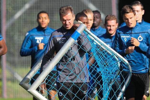 Club s assistant coach Rudi Cossey pictured during a training session of Belgian soccer team Club Brugge KV, Monday 17 September 2018 in Brugge. Tomorrow Club will meet German club Borussia Dortmund on day one of the UEFA Champions League, in group A. BRUNOxFAHY  x05428146x