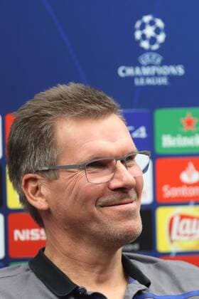 Sport Bilder des Tages Club s assistant coach Rudi Cossey pictured during a press conference PK Pressekonferenz of Belgian soccer team Club Brugge KV, Monday 17 September 2018 in Brugge. Tomorrow Club will meet German club Borussia Dortmund on day one of the UEFA Champions League, in group A. BRUNOxFAHY  x05428157x