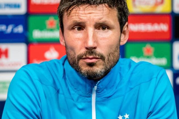 BARCELONA - press conference PK Pressekonferenz PSV in Barcelona , Football , Season 2018 2019 , Champions League , Camp Nou , 17-09-2018 , Mark van Bonmmel Head coach and trainer of PSV -  x2472707x