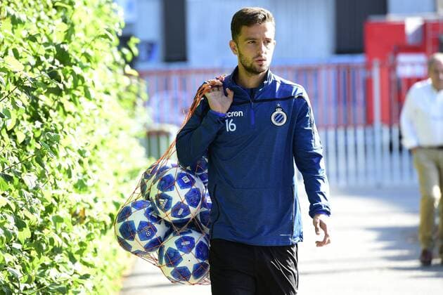 Siebe Schrijvers forward of Club Brugge FOOTBALL : Club Bruges - Ligue des Champions - 17 09 2018 PhotoNews Panoramic 