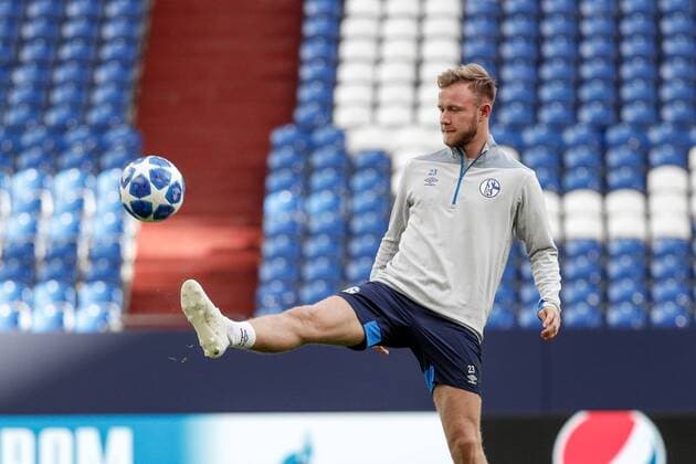 17 09 2018 Football Season 2018 2019 Champions League Final Formation FC Schalke 04 Cedric Teuchert FC Schalke 04 Gelsenkirchen Veltins Arena NRW Germany