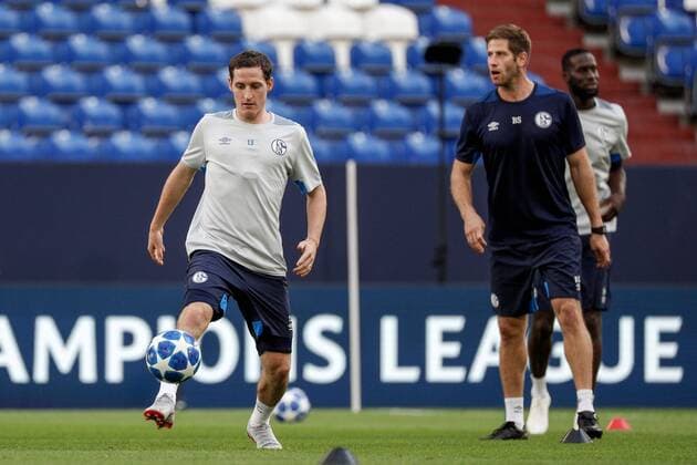 17 09 2018 Football Season 2018 2019 Champions League Final Formation FC Schalke 04 Sebastian Rudy FC Schalke 04 Gelsenkirchen Veltins Arena NRW Germany